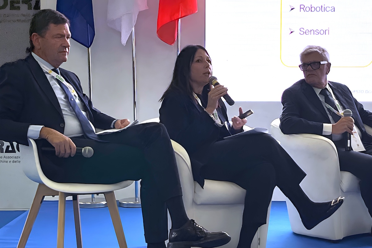 Il board di Ismea ad Agrilevante 2025: da sinistra, Sergio Marchi, direttore generale, Maria Beatrice Mencacci, direzione Servizi per le Imprese, e Livio Proietti, presidente